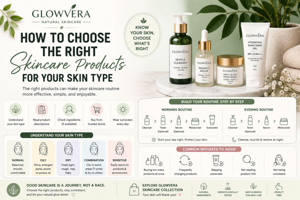 Choose Skincare Products for Your Skin Type