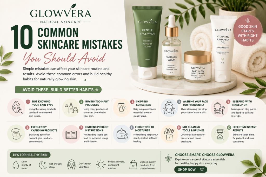 Common Skincare Mistakes