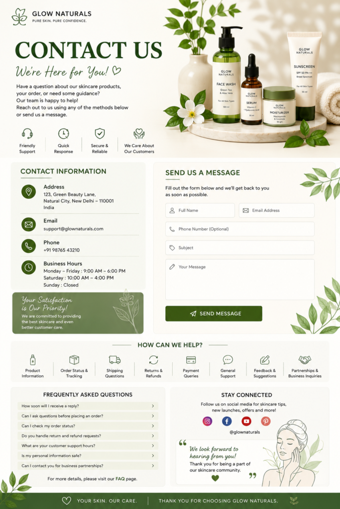 Skincare Customer Support