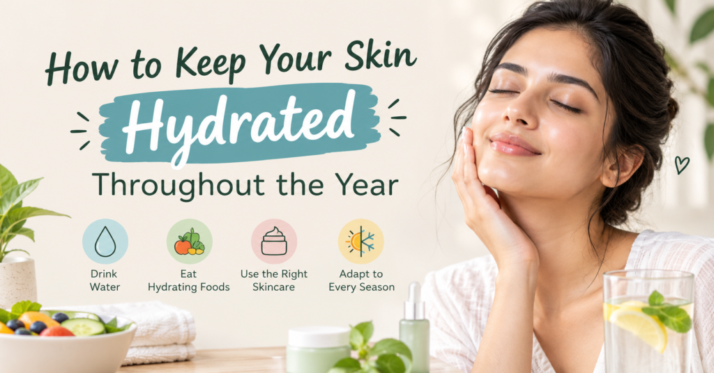 How to Keep Your Skin Hydrated Throughout the Year